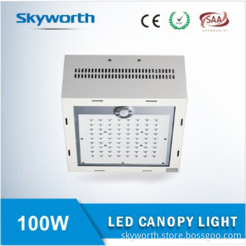 PIR sensor gas station 100W LED canopy light